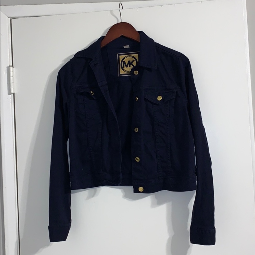 Michael Kors Dark Navy Denim Jacket
